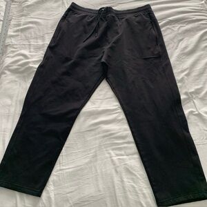 Public Rec Pants Mens 38x25 Black All Day Every Day Zip Pocket *Hemmed*
